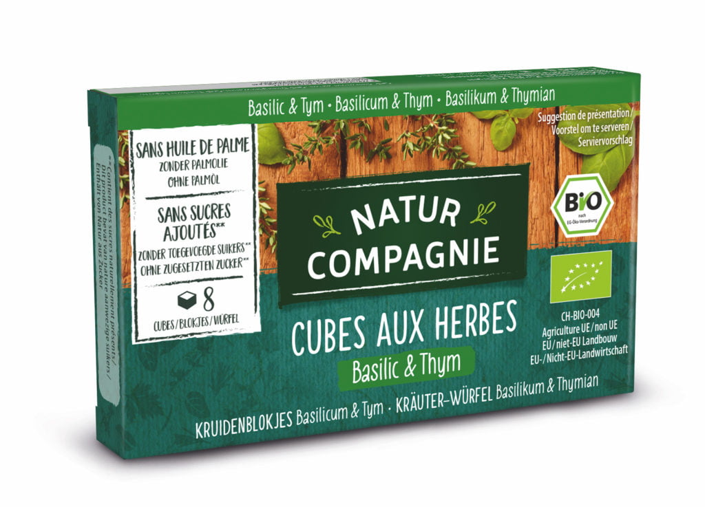 Cube bouillon aux herbes basilic & thymbio ByO Votre magasin