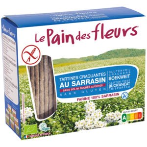 Pains des fleurs sarrasin sans sucre et sans sel - bio